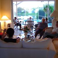 Chit-Chat in the living room AND patio