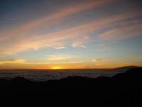 The Sun Rise at the Haleakala Crater