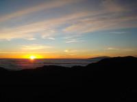 The Sun Rise at the Haleakala Crater