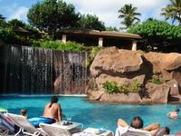 The pool at the Hyatt hotel on Maui where we stayed