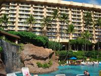 The back of the Hyatt