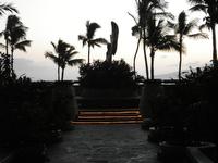 Inside the hotel at the Hyatt on Maui