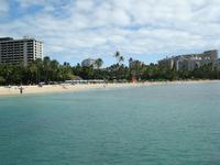 Waikiki from the boat out to te submarine