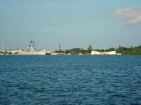 On the boat out to the Arizona Memorial