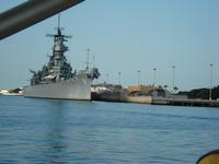 The battleship Missouri