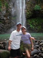 secret waterfall in  Kauai....