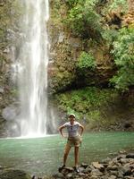 secret waterfall in  Kauai....