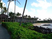 The Sheraton Beach front hotel on Kuai