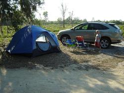 Brendan Camping with Daddy1